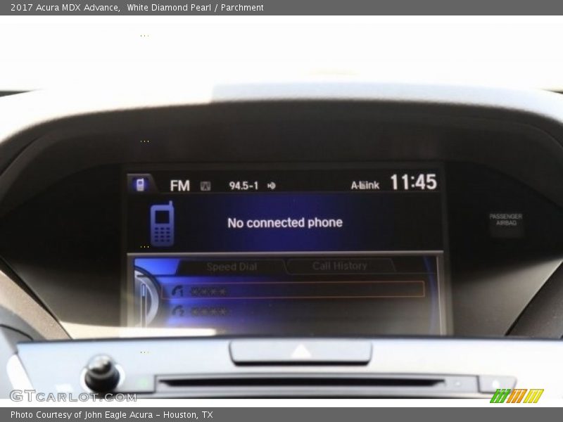 White Diamond Pearl / Parchment 2017 Acura MDX Advance