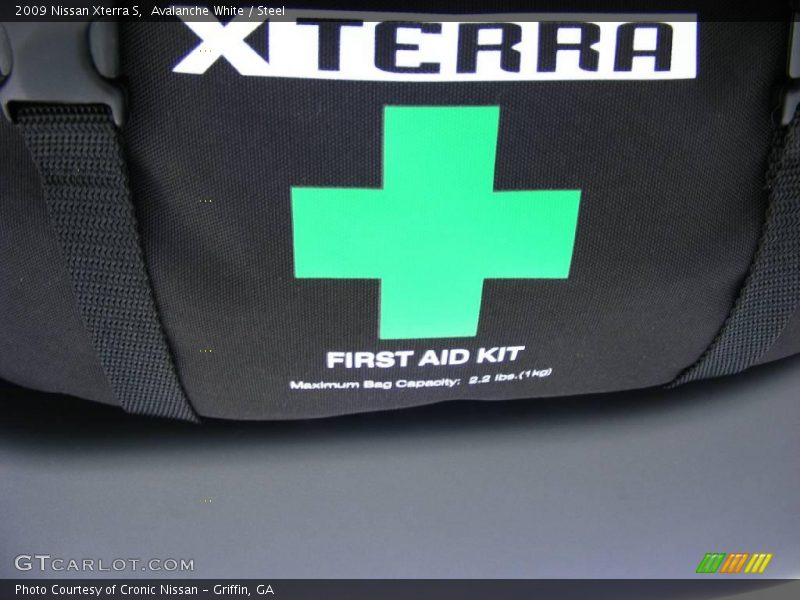 Avalanche White / Steel 2009 Nissan Xterra S
