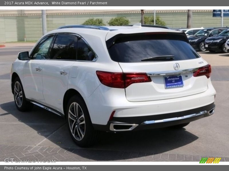 White Diamond Pearl / Parchment 2017 Acura MDX Advance