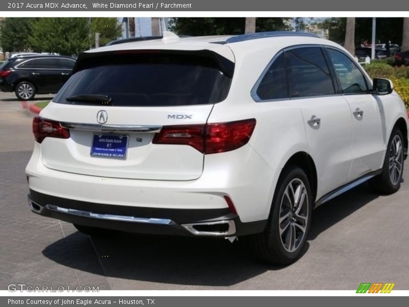 White Diamond Pearl / Parchment 2017 Acura MDX Advance