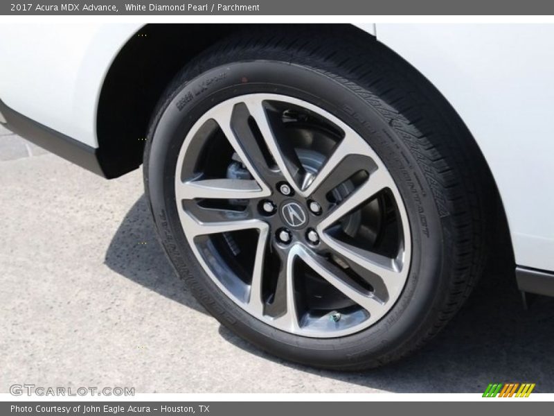 White Diamond Pearl / Parchment 2017 Acura MDX Advance