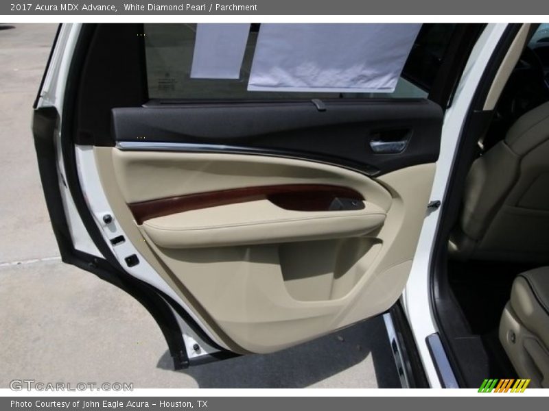 White Diamond Pearl / Parchment 2017 Acura MDX Advance