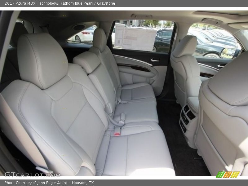 Fathom Blue Pearl / Graystone 2017 Acura MDX Technology