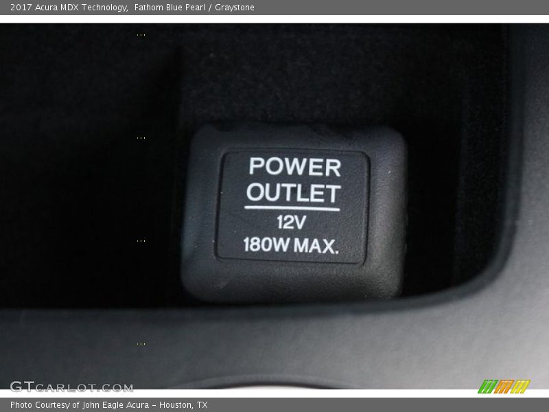 Fathom Blue Pearl / Graystone 2017 Acura MDX Technology