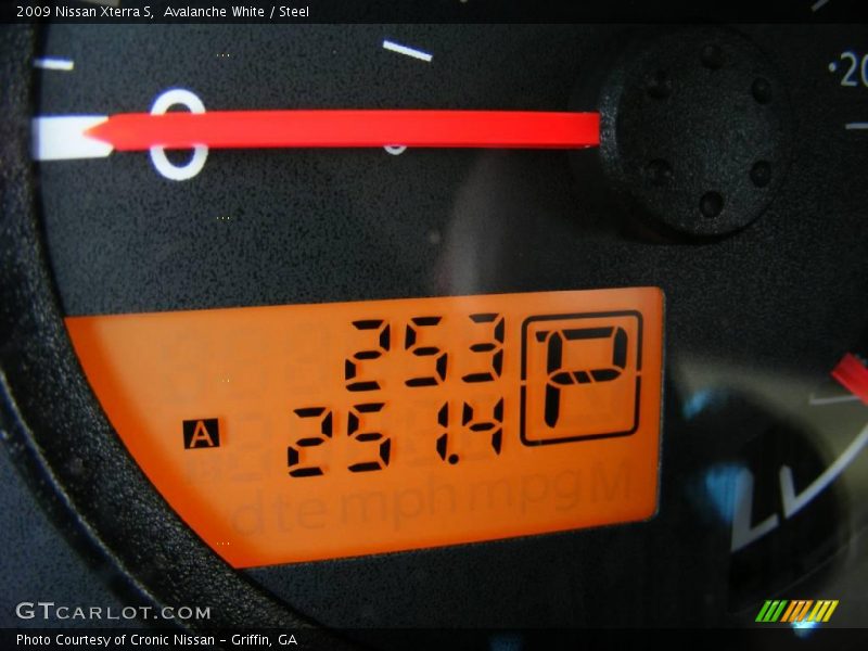 Avalanche White / Steel 2009 Nissan Xterra S