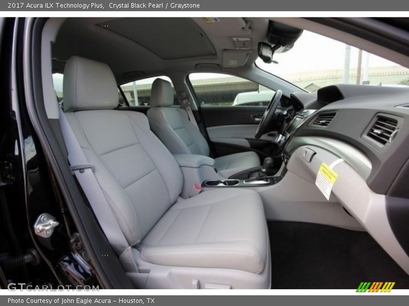 Crystal Black Pearl / Graystone 2017 Acura ILX Technology Plus