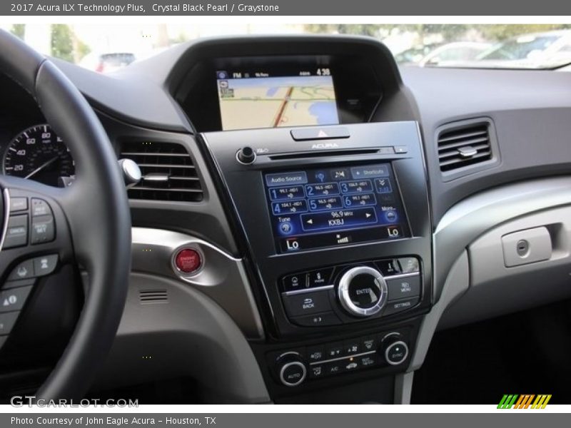 Crystal Black Pearl / Graystone 2017 Acura ILX Technology Plus