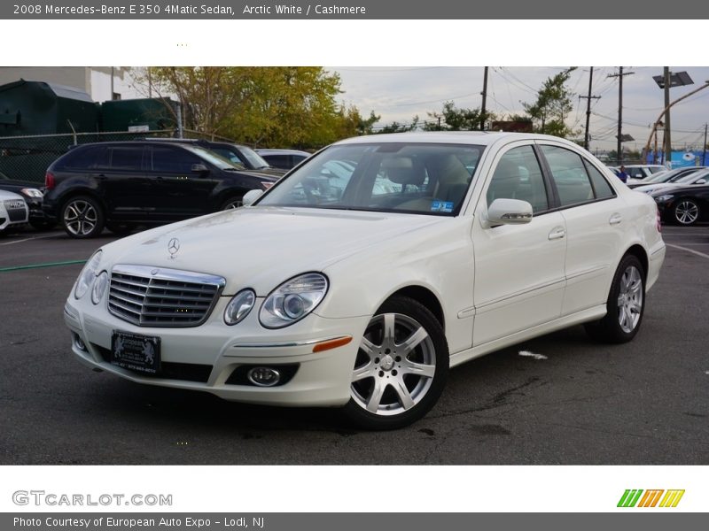 Arctic White / Cashmere 2008 Mercedes-Benz E 350 4Matic Sedan