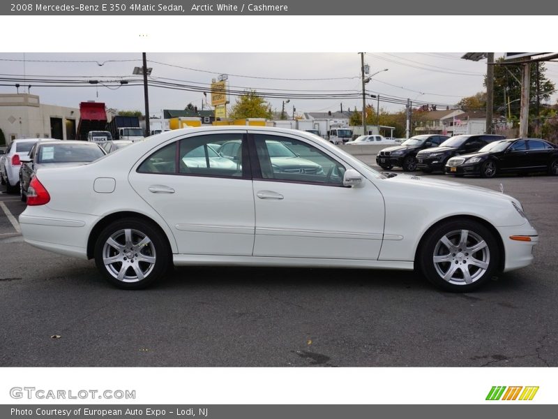 Arctic White / Cashmere 2008 Mercedes-Benz E 350 4Matic Sedan