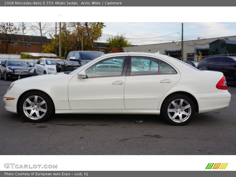 Arctic White / Cashmere 2008 Mercedes-Benz E 350 4Matic Sedan