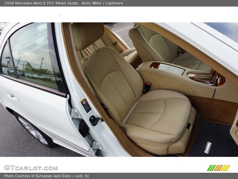 Arctic White / Cashmere 2008 Mercedes-Benz E 350 4Matic Sedan