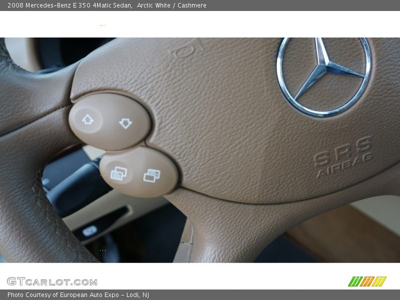 Arctic White / Cashmere 2008 Mercedes-Benz E 350 4Matic Sedan