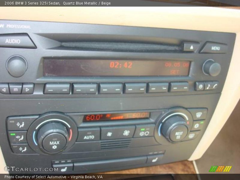 Quartz Blue Metallic / Beige 2006 BMW 3 Series 325i Sedan