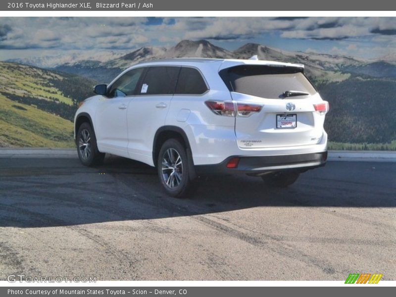 Blizzard Pearl / Ash 2016 Toyota Highlander XLE
