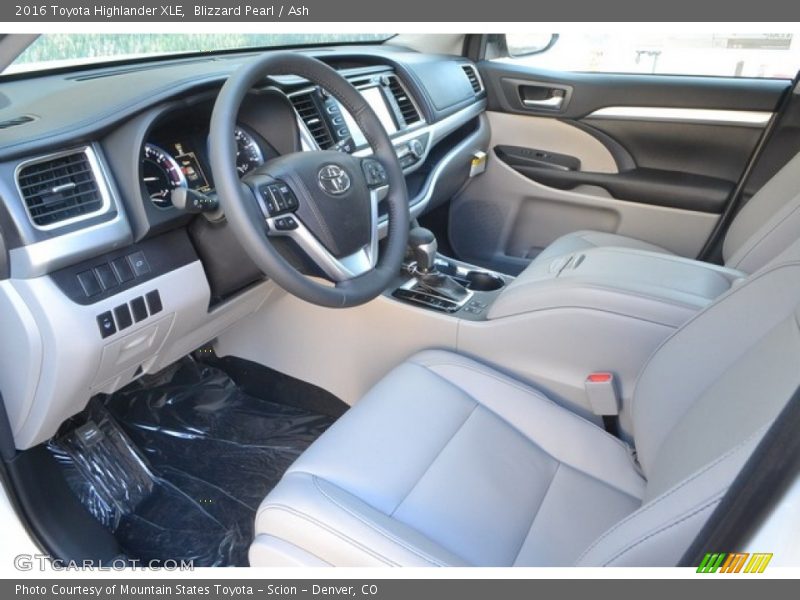 Blizzard Pearl / Ash 2016 Toyota Highlander XLE