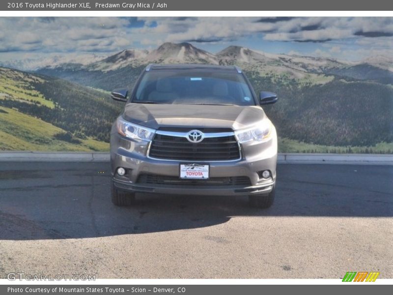 Predawn Gray Mica / Ash 2016 Toyota Highlander XLE