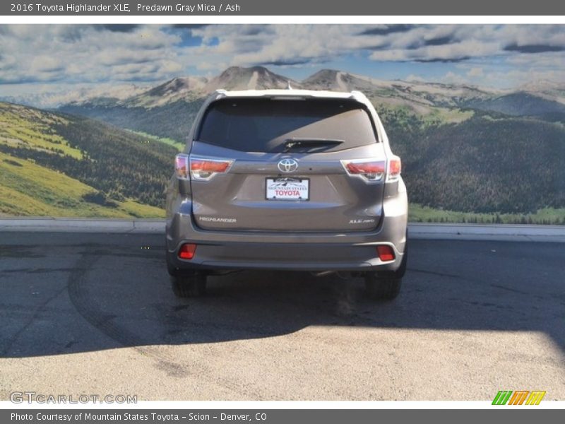 Predawn Gray Mica / Ash 2016 Toyota Highlander XLE