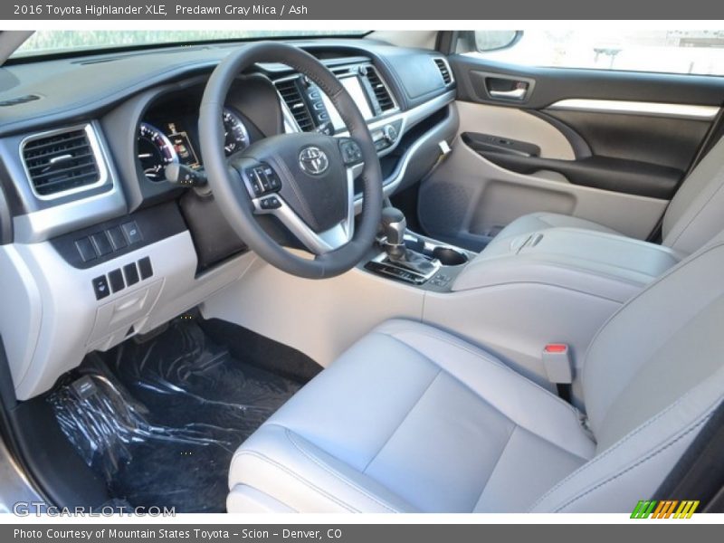 Predawn Gray Mica / Ash 2016 Toyota Highlander XLE