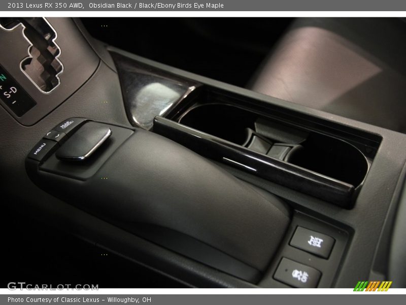 Obsidian Black / Black/Ebony Birds Eye Maple 2013 Lexus RX 350 AWD