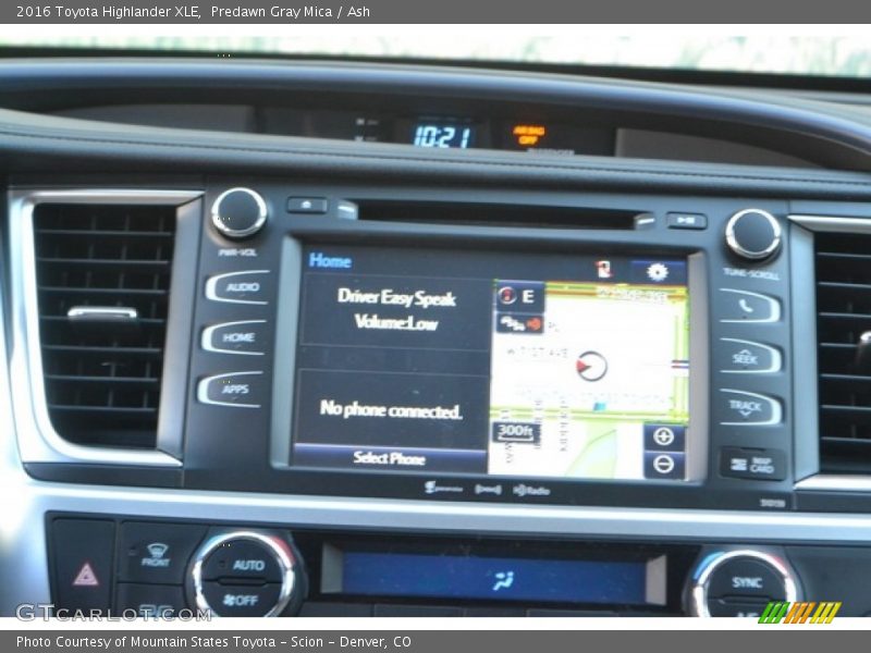 Predawn Gray Mica / Ash 2016 Toyota Highlander XLE