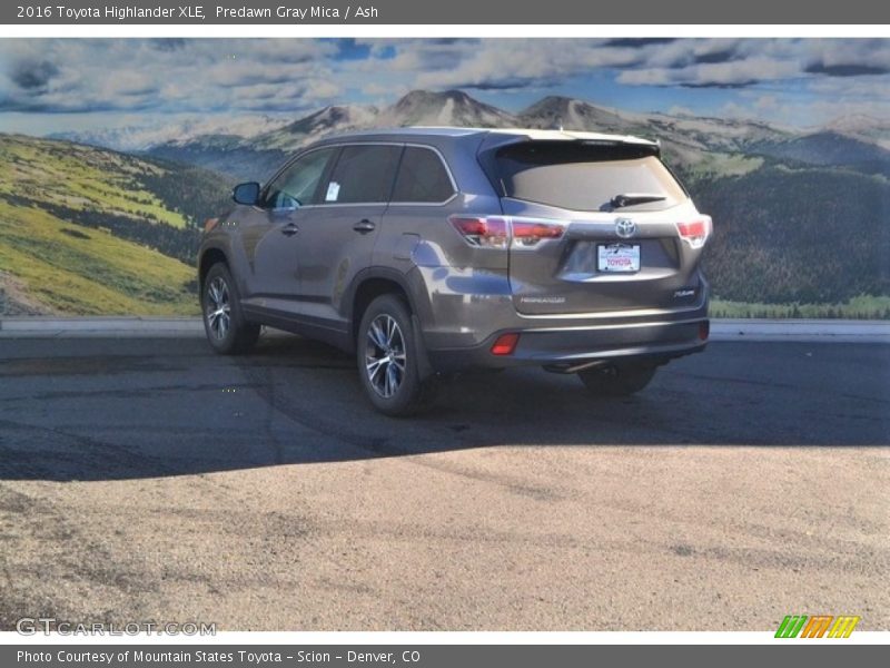 Predawn Gray Mica / Ash 2016 Toyota Highlander XLE