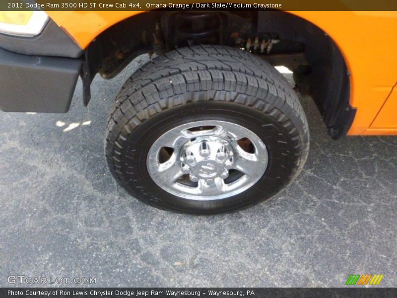 Omaha Orange / Dark Slate/Medium Graystone 2012 Dodge Ram 3500 HD ST Crew Cab 4x4