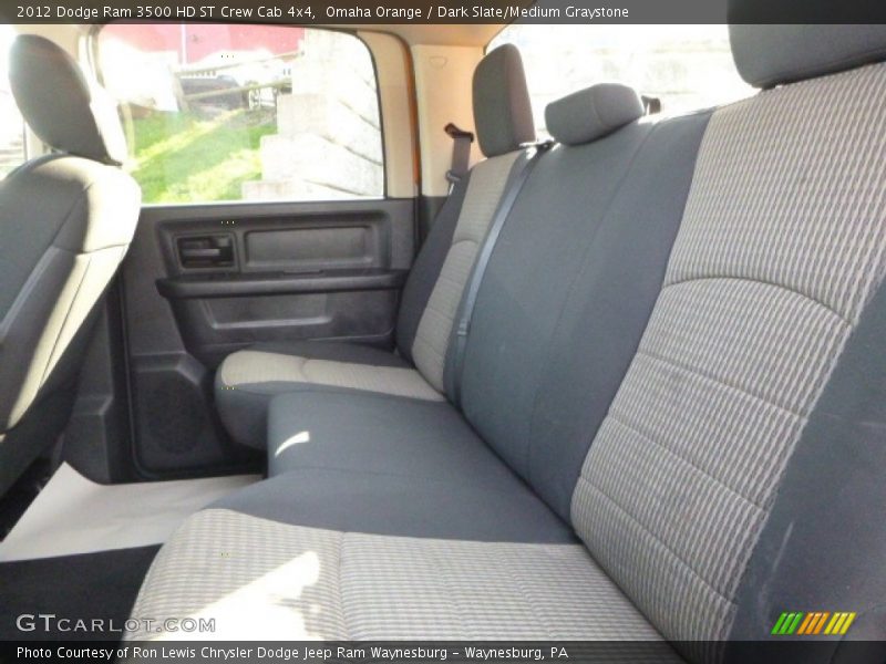 Omaha Orange / Dark Slate/Medium Graystone 2012 Dodge Ram 3500 HD ST Crew Cab 4x4