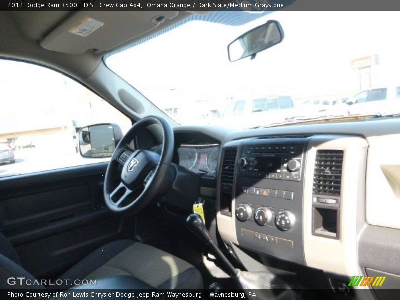 Omaha Orange / Dark Slate/Medium Graystone 2012 Dodge Ram 3500 HD ST Crew Cab 4x4