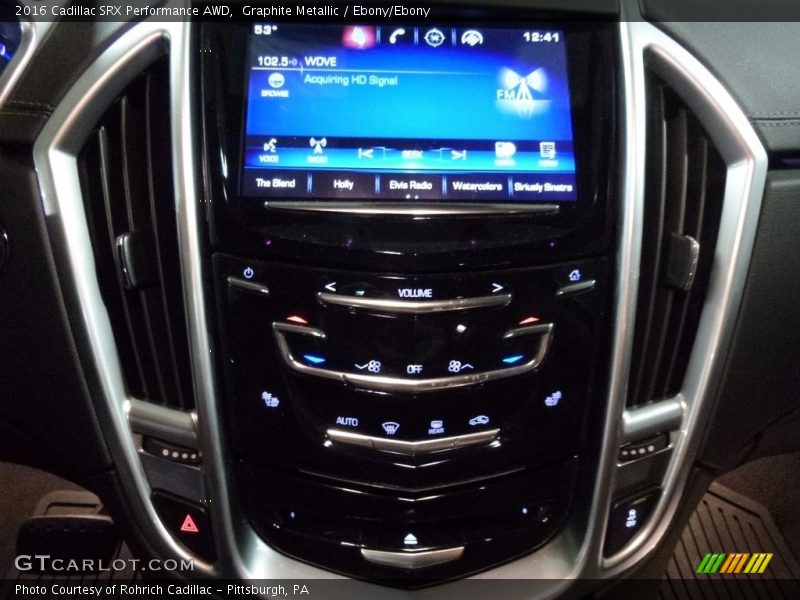 Graphite Metallic / Ebony/Ebony 2016 Cadillac SRX Performance AWD