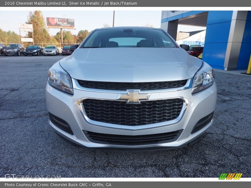 Silver Ice Metallic / Jet Black/Titanium 2016 Chevrolet Malibu Limited LS