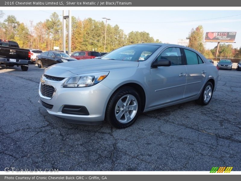Silver Ice Metallic / Jet Black/Titanium 2016 Chevrolet Malibu Limited LS