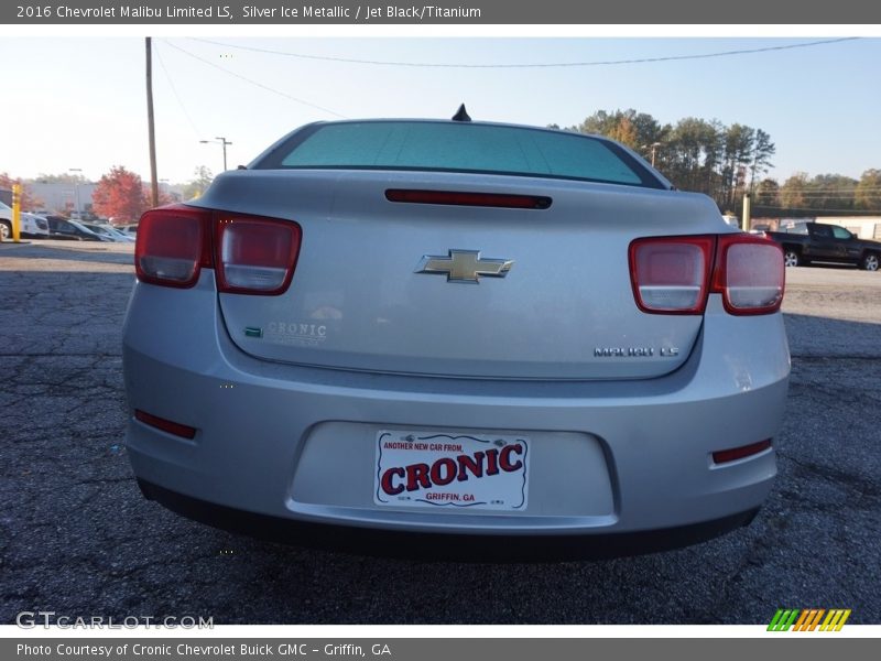Silver Ice Metallic / Jet Black/Titanium 2016 Chevrolet Malibu Limited LS