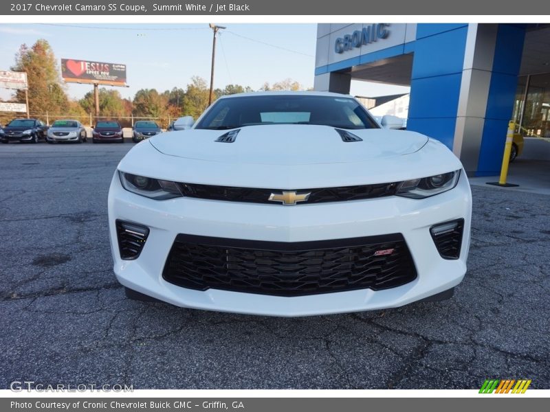 Summit White / Jet Black 2017 Chevrolet Camaro SS Coupe