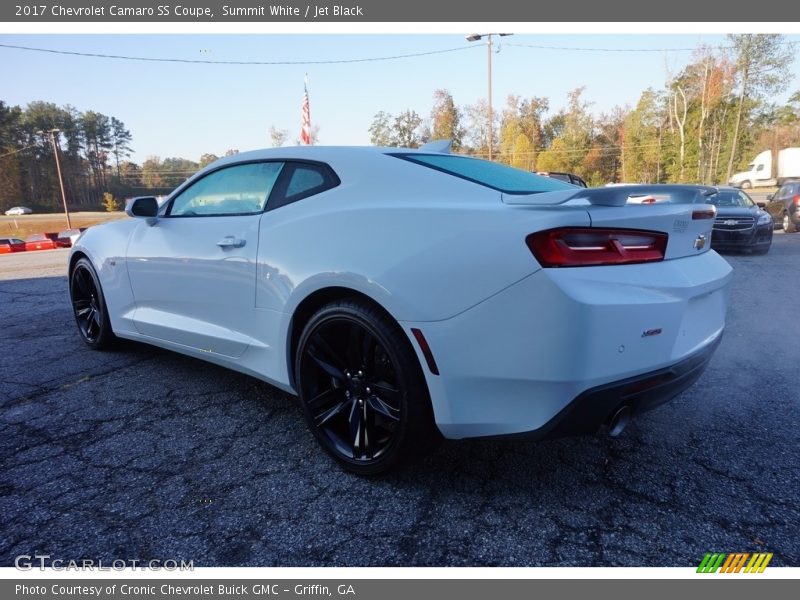 Summit White / Jet Black 2017 Chevrolet Camaro SS Coupe