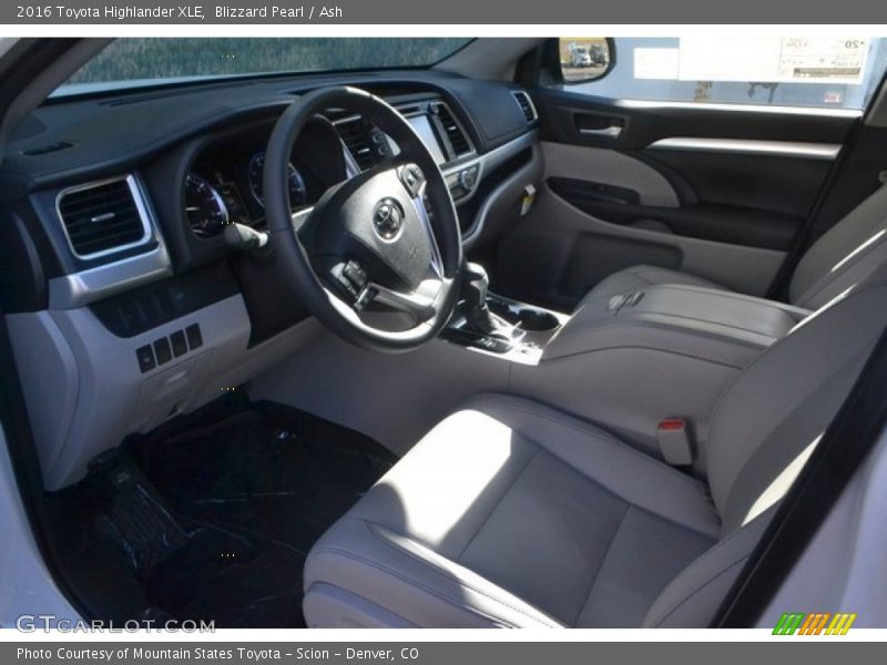 Blizzard Pearl / Ash 2016 Toyota Highlander XLE