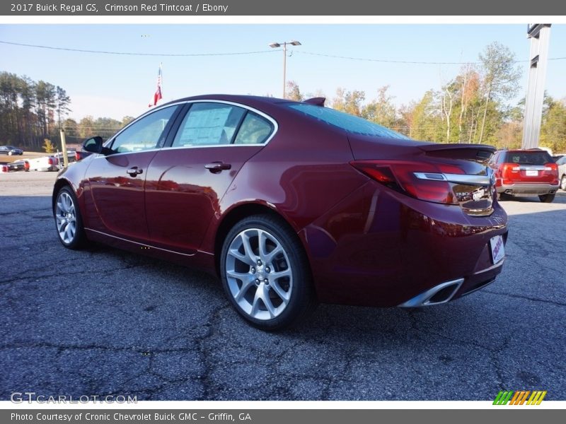 Crimson Red Tintcoat / Ebony 2017 Buick Regal GS