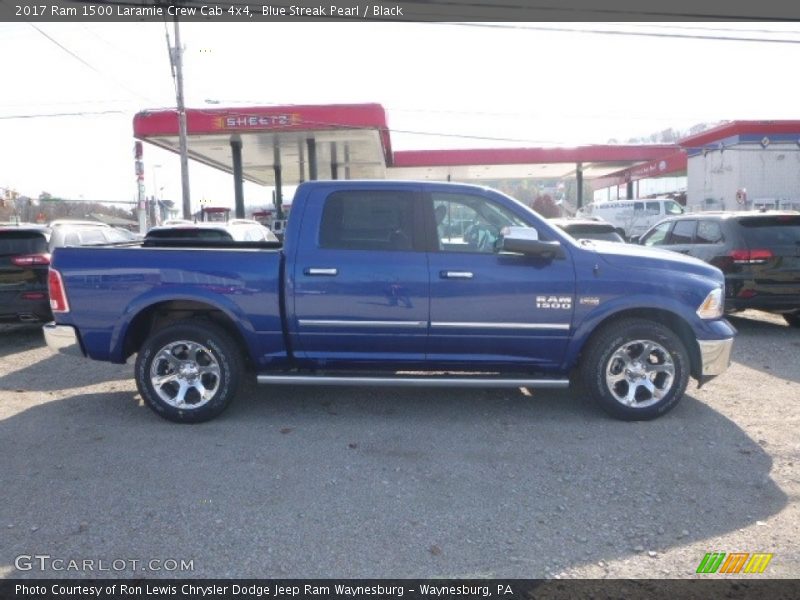  2017 1500 Laramie Crew Cab 4x4 Blue Streak Pearl