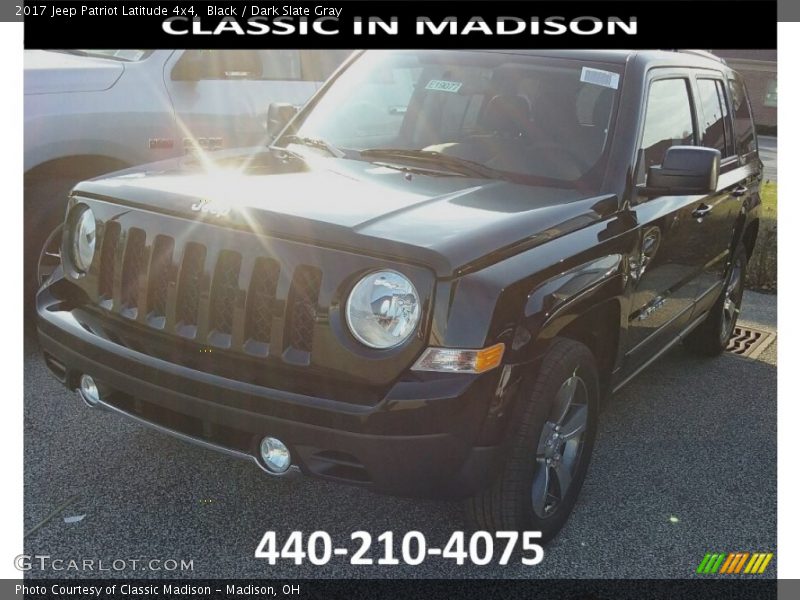 Black / Dark Slate Gray 2017 Jeep Patriot Latitude 4x4