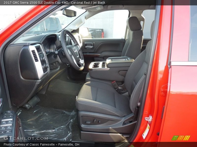  2017 Sierra 1500 SLE Double Cab 4WD Jet Black Interior