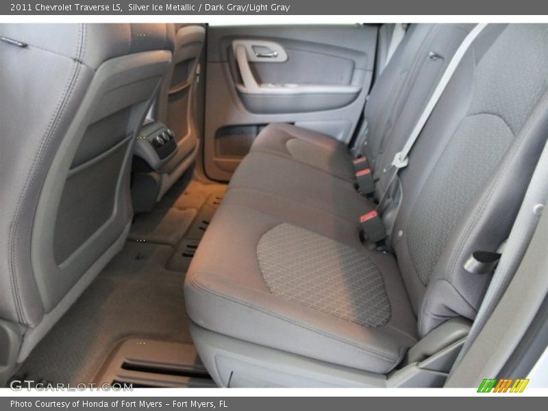 Silver Ice Metallic / Dark Gray/Light Gray 2011 Chevrolet Traverse LS