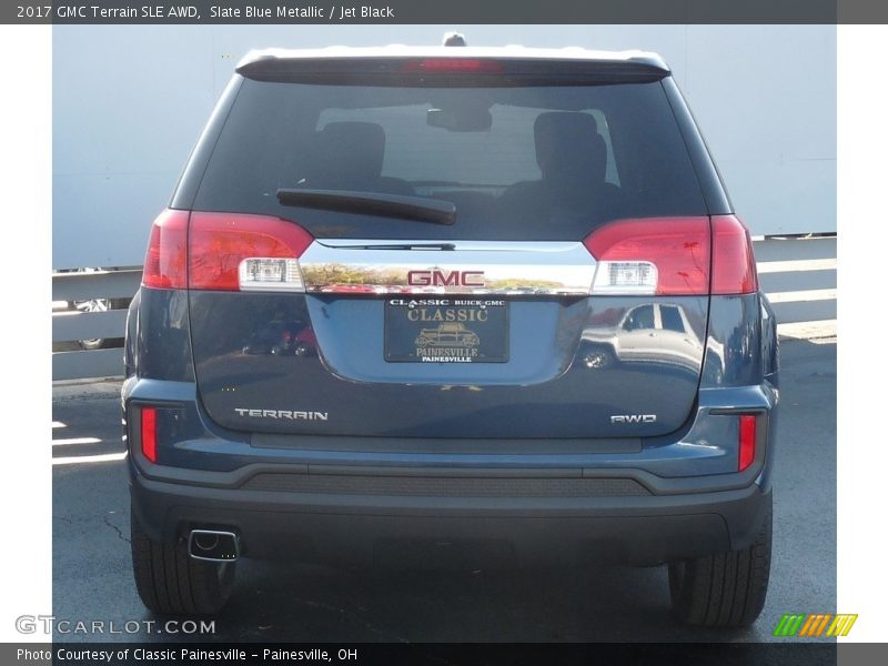 Slate Blue Metallic / Jet Black 2017 GMC Terrain SLE AWD