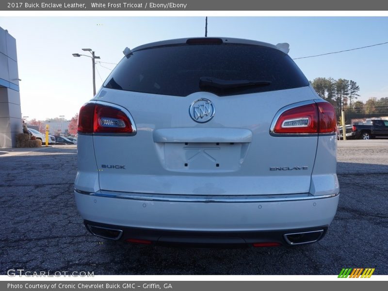 White Frost Tricoat / Ebony/Ebony 2017 Buick Enclave Leather