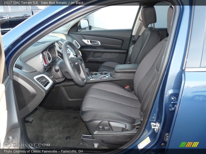Slate Blue Metallic / Jet Black 2017 GMC Terrain SLE