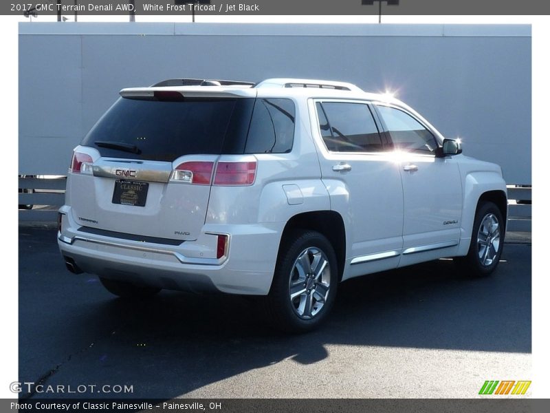 White Frost Tricoat / Jet Black 2017 GMC Terrain Denali AWD