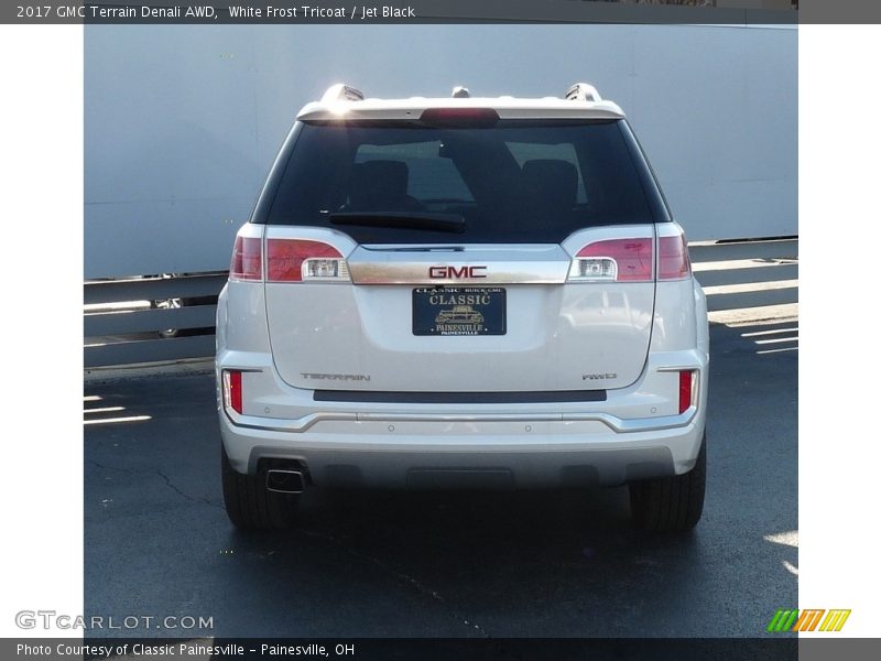 White Frost Tricoat / Jet Black 2017 GMC Terrain Denali AWD
