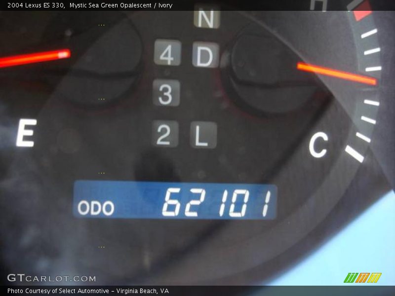 Mystic Sea Green Opalescent / Ivory 2004 Lexus ES 330