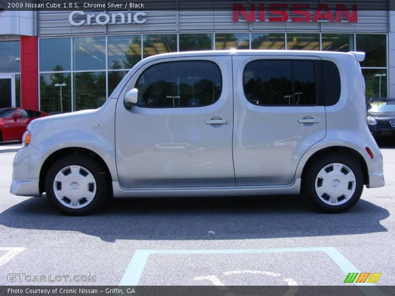 Chrome Silver / Black 2009 Nissan Cube 1.8 S