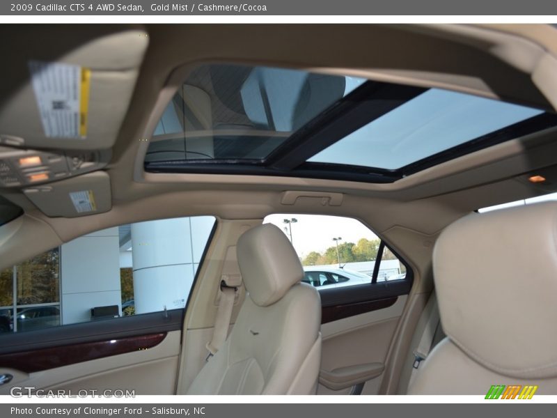Gold Mist / Cashmere/Cocoa 2009 Cadillac CTS 4 AWD Sedan