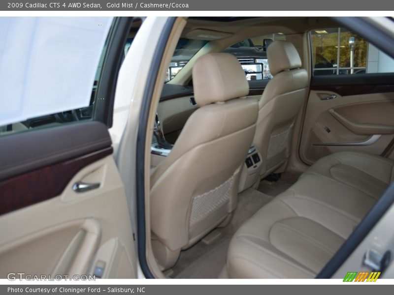 Gold Mist / Cashmere/Cocoa 2009 Cadillac CTS 4 AWD Sedan