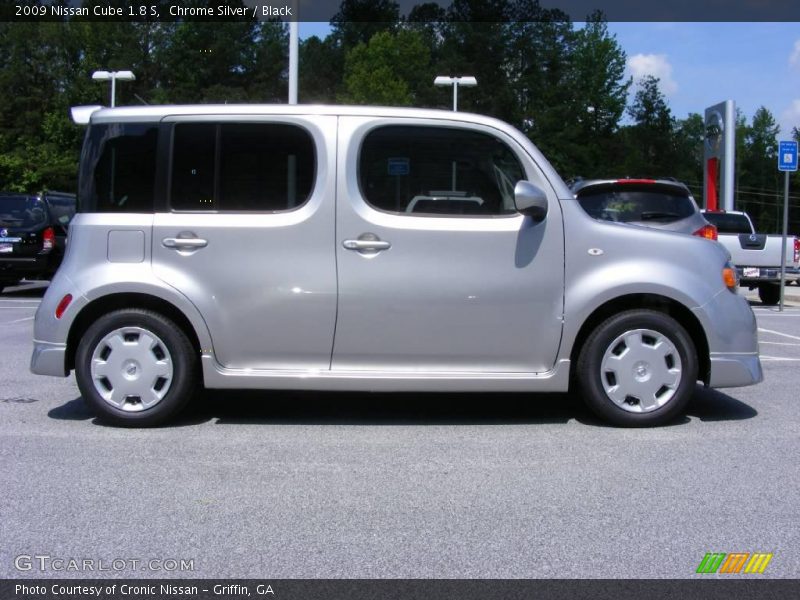 Chrome Silver / Black 2009 Nissan Cube 1.8 S